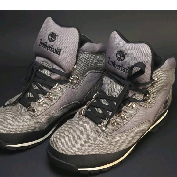 Timberland Euro Hiker Hiking Boots Mid Ankle Mens size 12 M grey 6139A - Picture 2 of 12